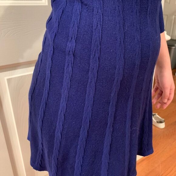Thakoon for Design Nation Royal Blue Knit Dress M - Picture 4 of 4